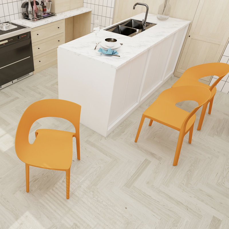 Chaise d'appoint Haze, Orange tropical