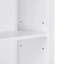 Armoire de rangement blanche avec deux portes