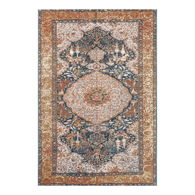 Tapis d'extérieur traditionnel, Rectangle 4 pi 1 po x 6 pi 1 po