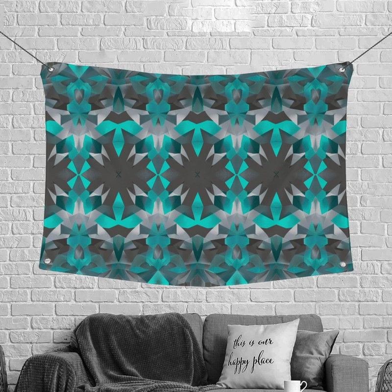 Tapisserie en microfibre, H 88 po x l 104 po