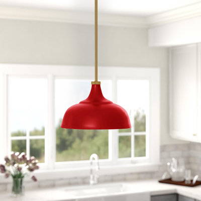 Mackenzie 10.75" Wide Pendant with Metal Shade