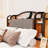 Upholstered Bed Frame With Led Lights & Charging Station-1676284723