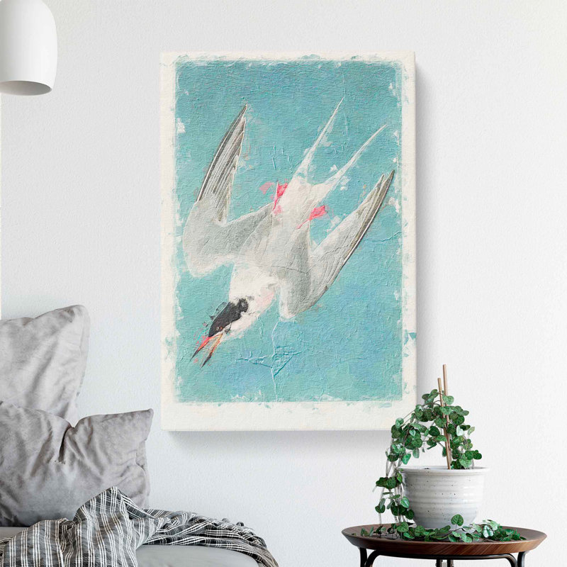 Roseate Tern Bird by John Audubon - Wrapped Canvas, 50cm H x 35cm W x 3cm D