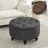 24'' Wide Upholstered Round Storage Ottoman-1742175488