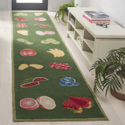 Tapis en laine crocheté à la main Demitro