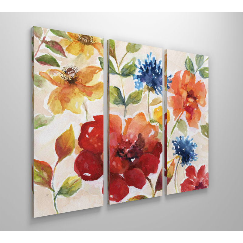 « summer salsa », image multi-pièces sur toile tendue, H 24 po x l 36 po x P 1,5 po
