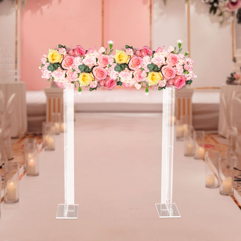 40"(H ) Clear Acrylic Rectangular Flower Racks