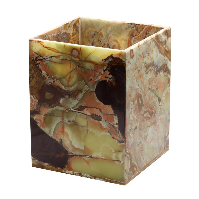 Stone Open Waste Basket - 1.81 Gallons