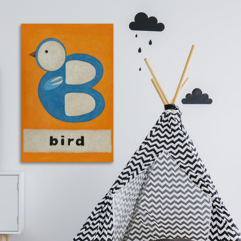 «B is for Bird» par Penley, reproduction sur toile tendue, H 60 po x l 40po x P 1,5 po