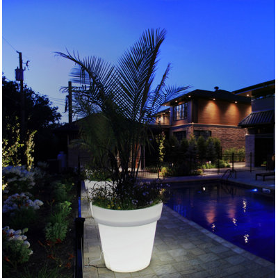 Aix Classica 40'' Plug-In Integrated LED Color Changing Outdoor Floor Lamp