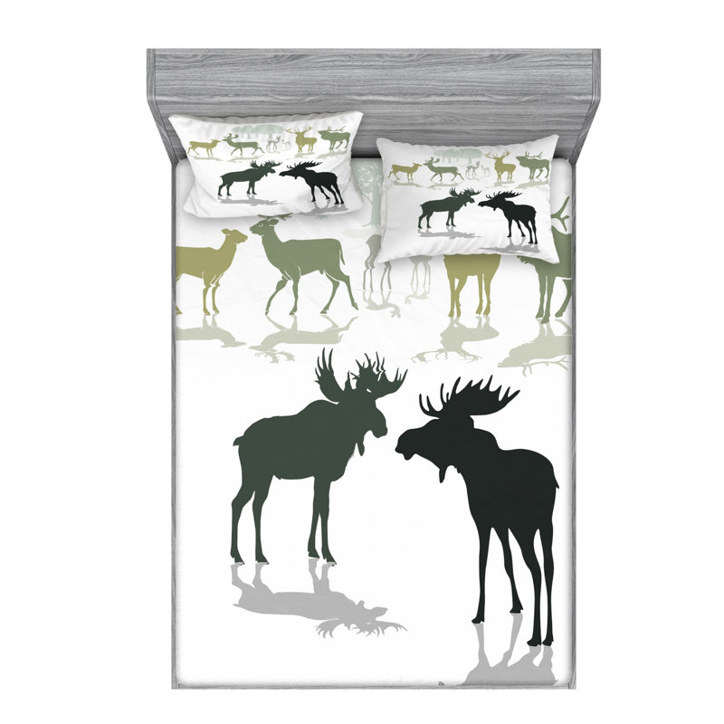 Microfiber Sheet Set, Queen Sheet Set + Fitted Sheet + 2 Pillowcases
