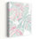 Pastel feuilles de Monstera - campagne moderne, feuilles pastel tropicales, plante tropicale Monstera