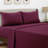 Lux Decor 4-Piece Ultra Soft Microfiber Sheet Set Deep Pocket Fitted Sheet, Wrinkle-Resistant & Easy Care Bedding-998860414-960111332