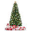 Arbre de Noël vert 6 pi et pommes de pin vertes-256177382