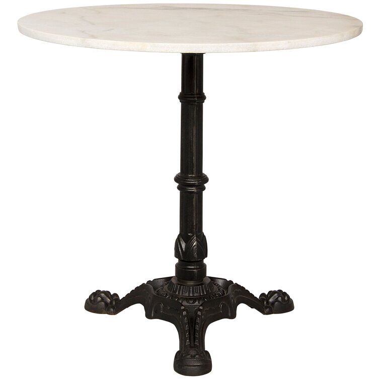 Noir Theresia Stone Top End Table | Wayfair