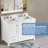 48"x22" Engineered Stone Vanity Top With Double Sinks– For Vanity Replacement, No Cabinet