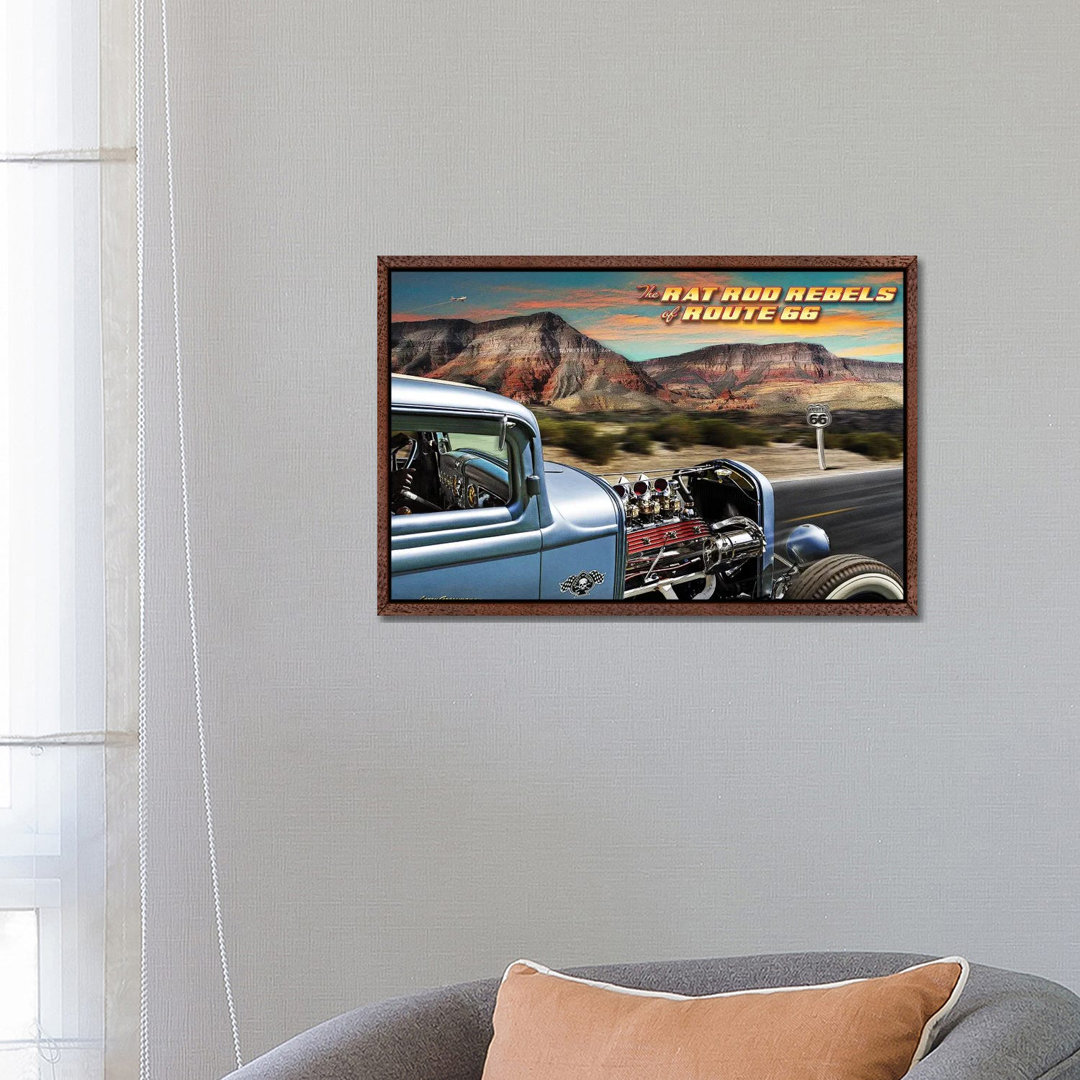 Rat Rod Rebels von Larry Grossman - Gallery-Wrapped Canvas Giclée on Canvas