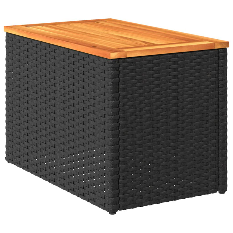  Garden Side Table Black And Brown, Black