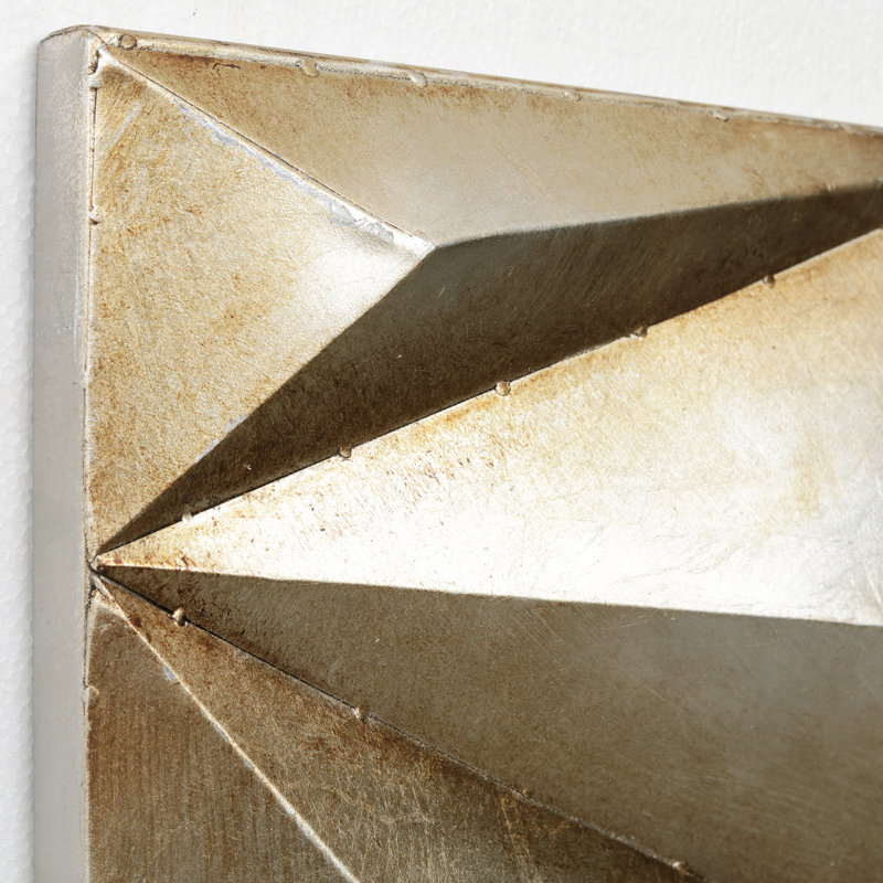 Handmade Glam Abstract Wall Decor on Metal