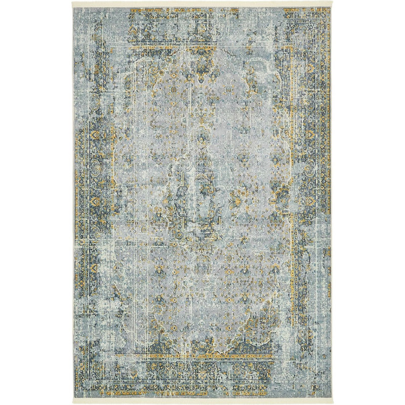Folmar Oriental Indoor Rug, Rectangle 5'5" x 8'