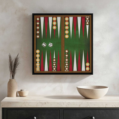 Backgammon by Mollie B. Art Print