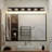 5CCT LED Modern Bathroom Vanity Mirror Light, Matte Black with Steel Square Shade & Acrylic-1155914986-1155914987