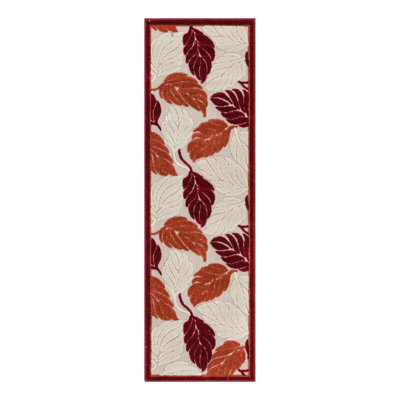 Tapis intérieur / extérieur beige / rouge / terre cuite Westerly