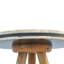 Bone Inlay Tripod Stool