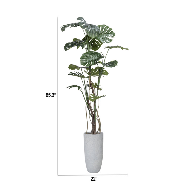 Arbre à fleurs 85,3 po Monstera