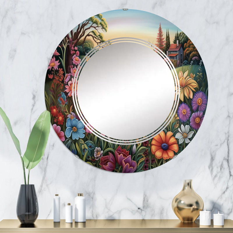 Circle Wall Mirror, 32" x 32"