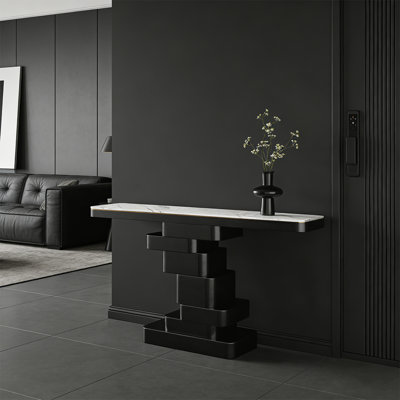 Table d'entrée simple, moderne et luxueuse