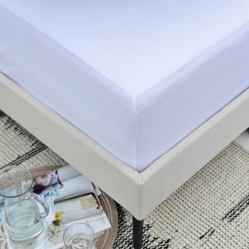 Aiobheann Percale Flat Sheet, Super King (6'), White