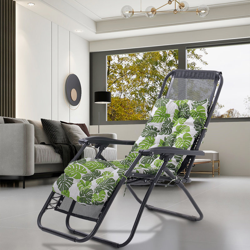 Tropical Banana Leaf Beach Lounger Cushion, 125cm W x 48cm D