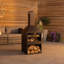 Square Steel Smokeless Chimnea