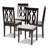 Gautieri 18.5'' H Fabric Upholstered Oak Side Chair-1666860259