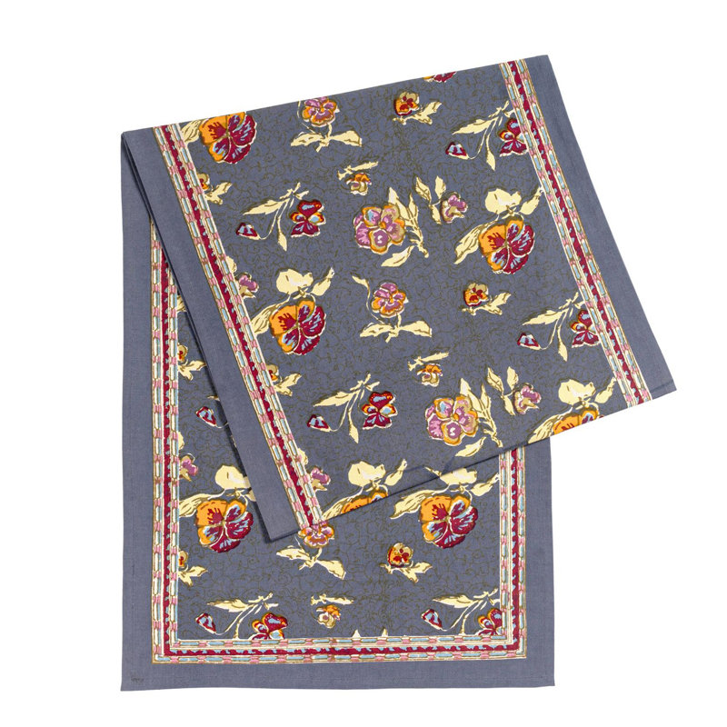 Andice Table Runner, 72" W x 16" L, Grey