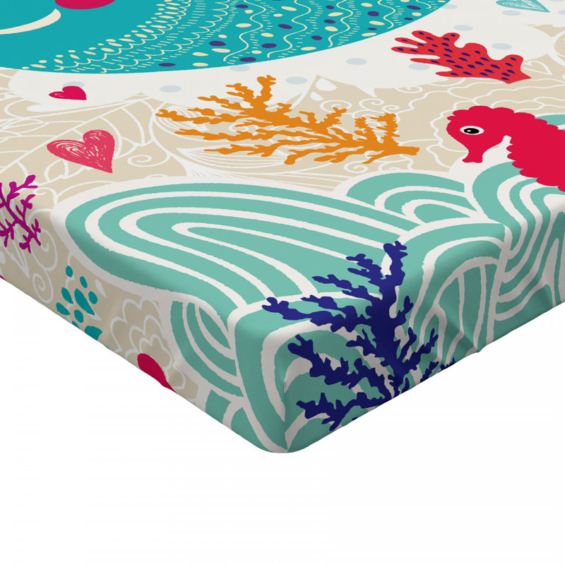 Ambesonne Microfiber Fitted Sheet