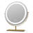 Ehrmann Aura Tri Tone Round Vanity Mirror with Table Stand, LED Makeup Mirror with 360 Degrees Rotatable-333281107