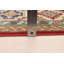Tapis rouge foncé mâle de 6 pi 0 po x 8 pi 10 po Maléigh