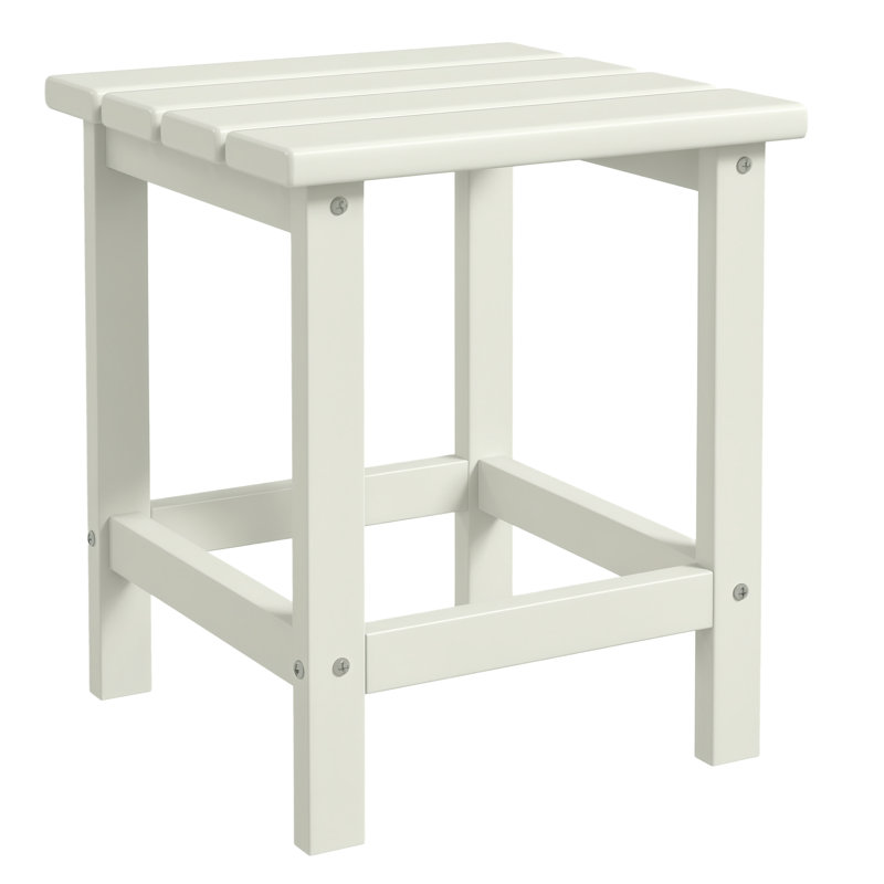Square Outdoor Side Table , 38cm cm W 38cm cm D