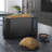 4 Slice Long Slot Toaster, Double Wall Housing, With Warming Rack, 6 Browning Settings, Auto Bread Centring, Reheat Defrost Cancel Function, Remaining Time Display