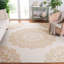 Tapis ivoire en laine touffeté à motif floral Jahiem-488756905