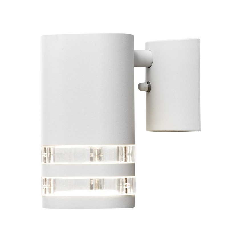 Modena 15.5cm H Outdoor Armed Sconce, Matt White