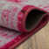 Lofland Oriental Medallion Pink Area Rug
