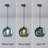 Dariyon 2 - Pack Single Pendant Kitchen Island Lighting Globe Pendant Light Fixtures Modern Pendant Lighting for Kitchen Island Bedroom Living Dining Room Light Fixture-580566301-580566291