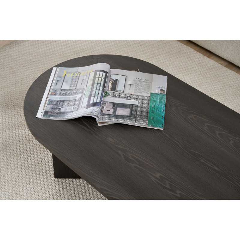 Tawnjai Coffee Table, 40cm. H x 119cm. L x 60cm. W, Lumiere Black