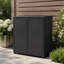 Armoire de rangement extérieure en forme de losange d'une capacité de 200 gallons avec tablette réglable