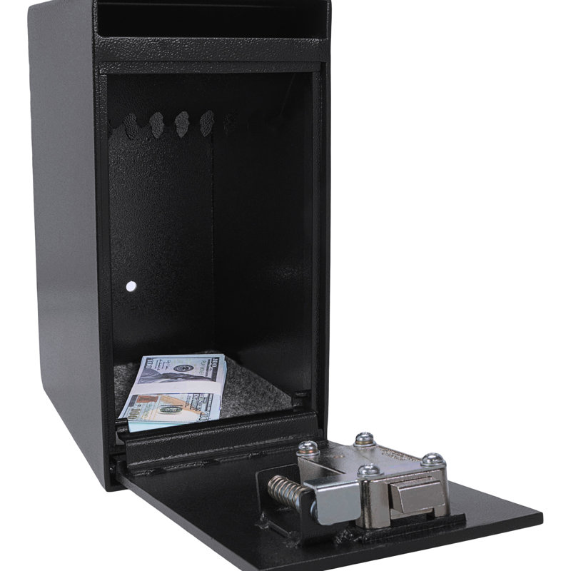 Coffre-fort en acier de 27 pieds cubes avec serrure sécurisée et dimensions extérieures de 9 po x 6 po et 12 po pour deux portes