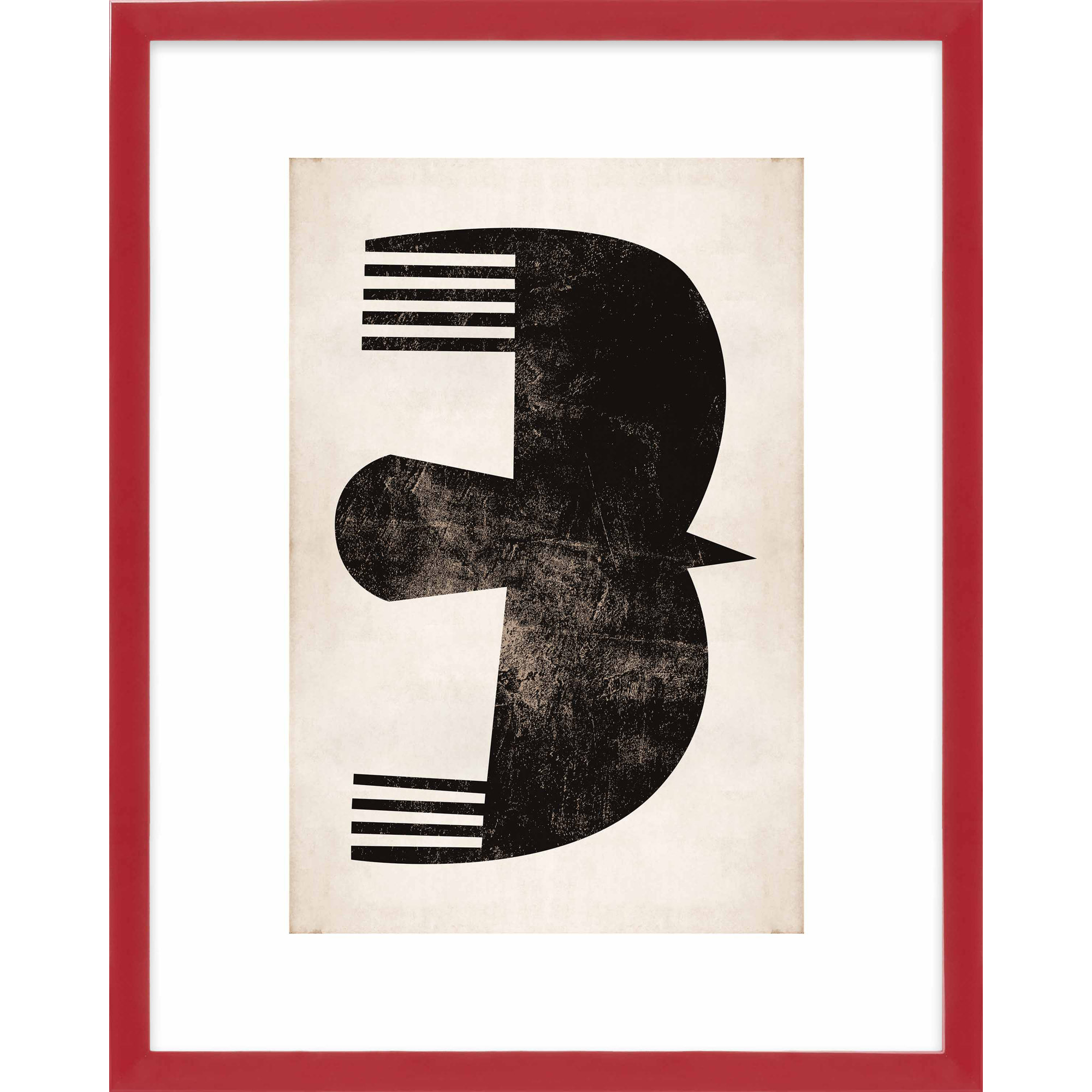 Blackbird 2 by Eleni Psyllaki For Paradissi Digital Art, Red Framed, 25" H x 20" W  x 1.25" D