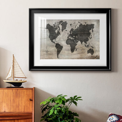 World Map Premium Framed Print - Ready To Hang